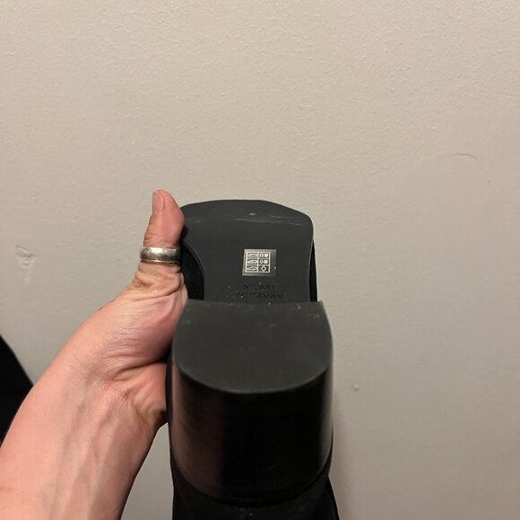 Stuart Weitzman Women's Boots Size 7.5 Black Suede Over the Knee 5050 Boot - Picture 7 of 7